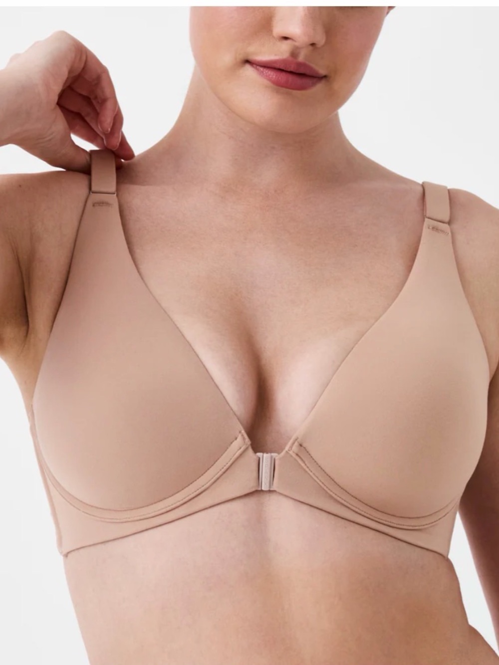 SPANX Bra-llelujah! Wireless bra size 36C in Toasted Almond NEW!! Ret $68